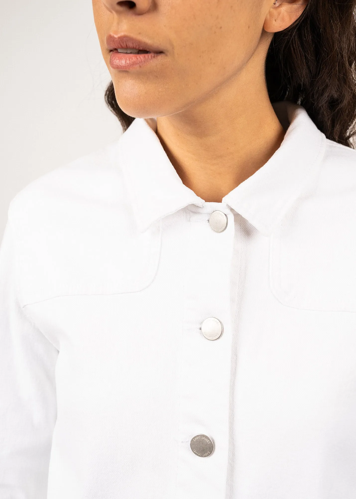 Veste Ste Ta - en toile (BLANC)