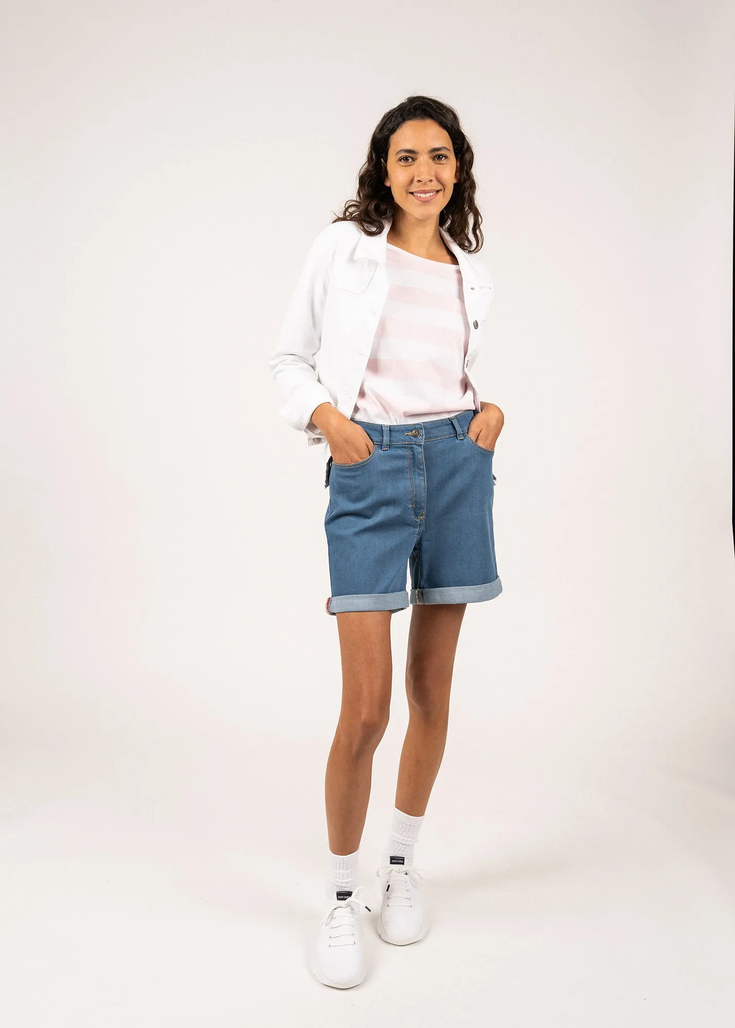 Veste Ste Ta - en toile (BLANC)