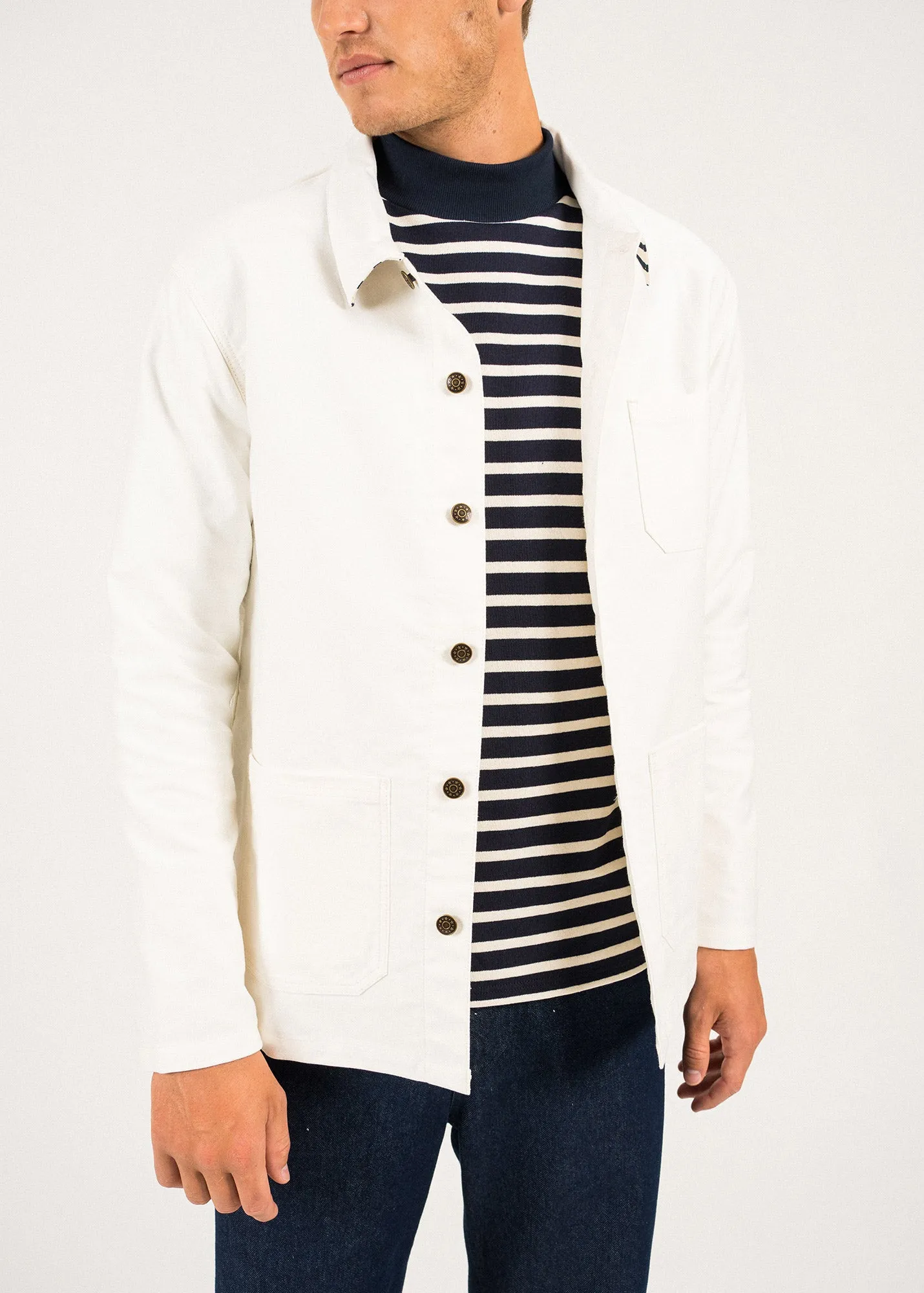 Veste worker St Kyle - en moleskine (ECUME)