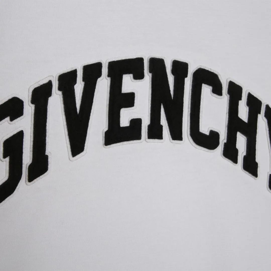 White Curved Logo T-Shirt