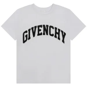 White Curved Logo T-Shirt