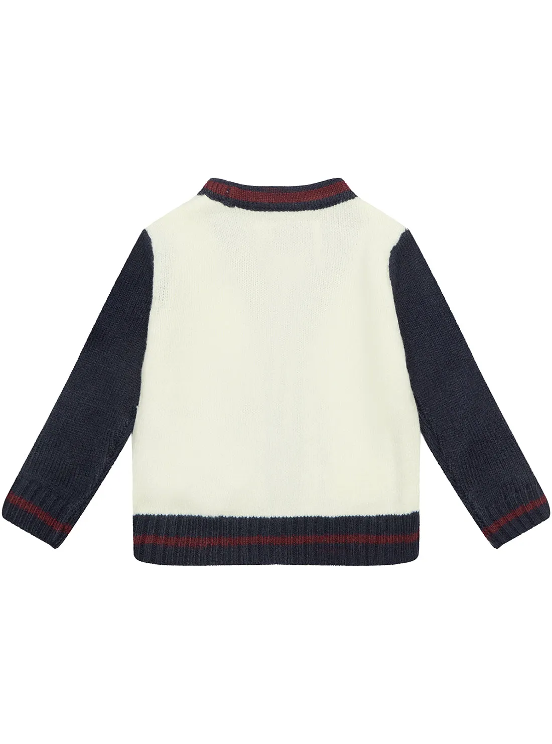 White Long Sleeve Cardigan (2-7) Guess