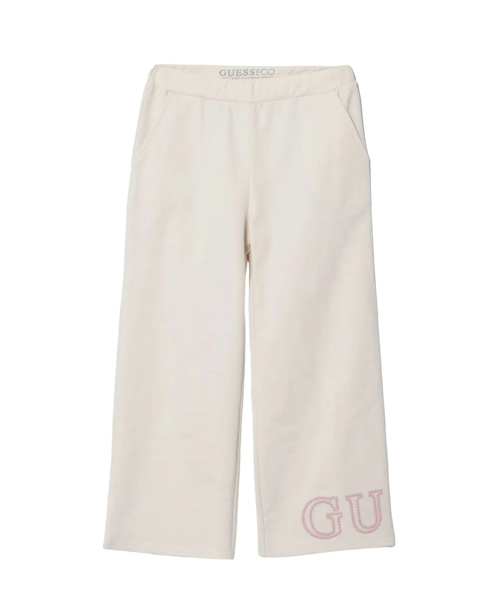 White Long Tracksuit Pants (27) Guess